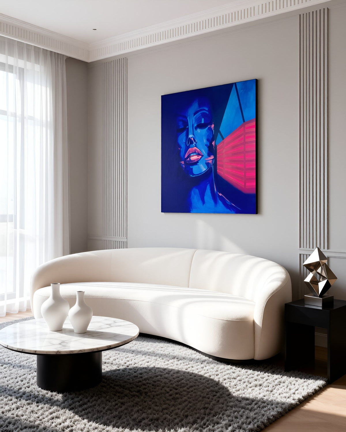"One Night Secret" — Original Artwork 102x102cm (40x40")