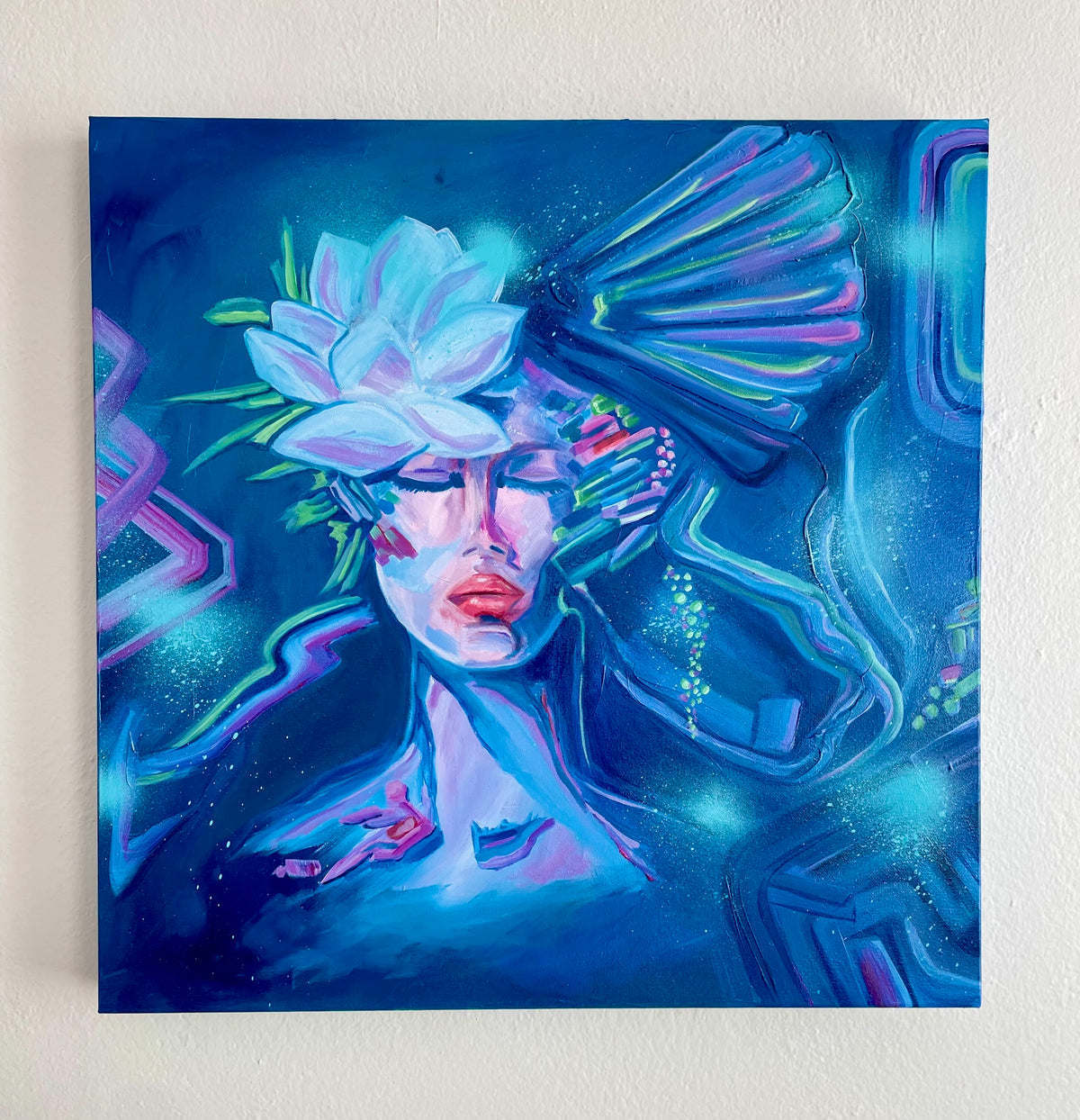 "Whispers of tomorrow" - Original Artwork 50x50cm (20x20inch)