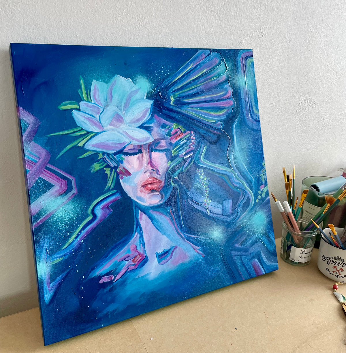 "Whispers of tomorrow" - Original Artwork 50x50cm (20x20inch)