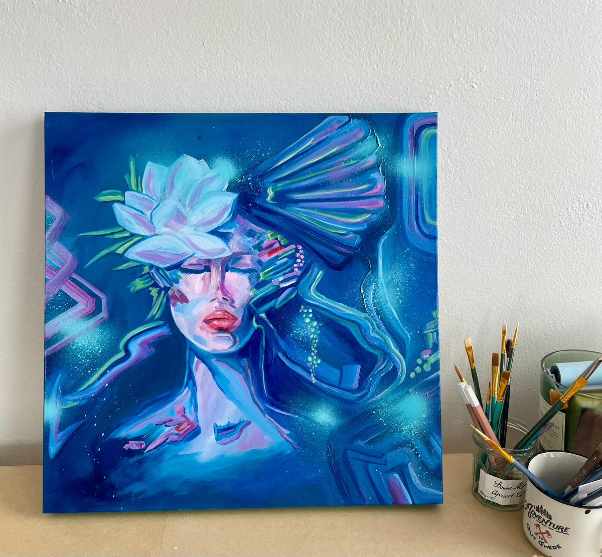 "Whispers of tomorrow" - Original Artwork 50x50cm (20x20inch)