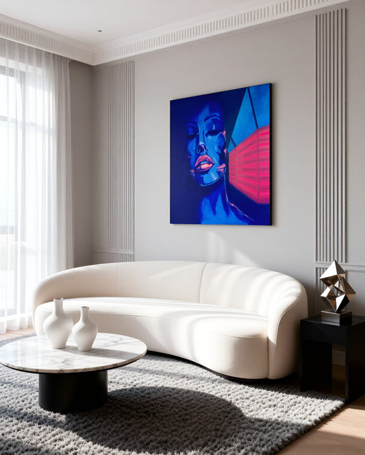 "One Night Secret" — Original Artwork 102x102cm (40x40")